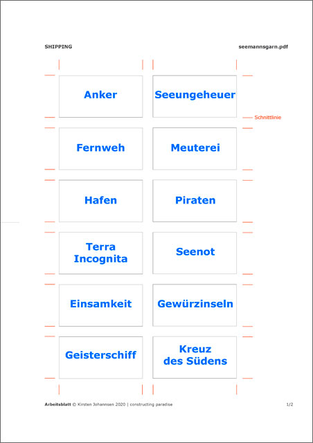 Karten zum Ausdrucken, download